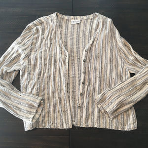 90's fit Boho Lightweight Button Down